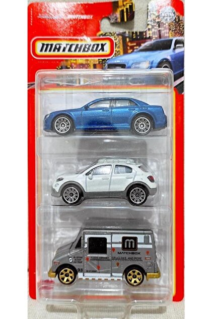 Matchbox Üçlü Araba Seti Mbx Cıty Drıvers Hfk14 C3713 - Fiyatı