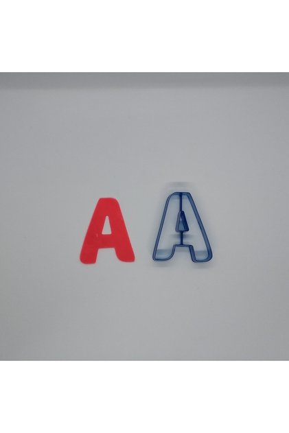 Letter A Polycarbonate Kopat Cookie Mold