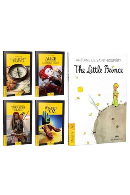 مجموعة كتب القصص الإنجليزية Stage 2 5 كتب