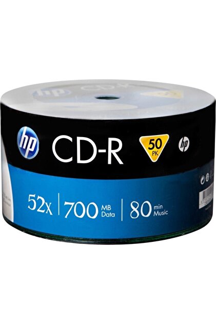 HP Boş Cd-r 52x 700 Mb 80 Min Boş Cd 50'li Paket - Fiyatı, Yorumları
