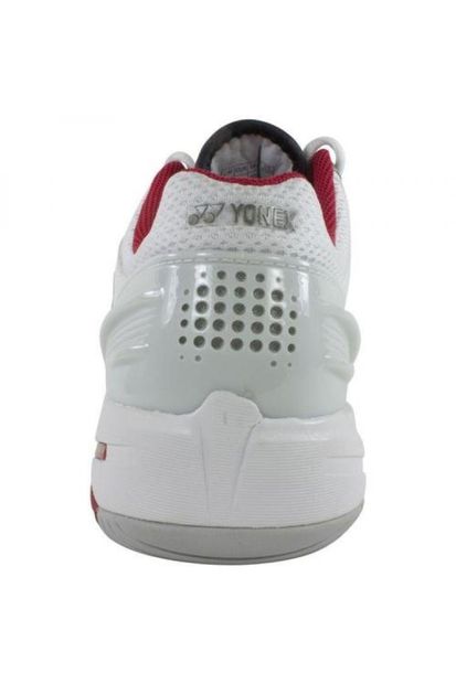 YONEX Power Cushıon Pro Beyaz Grı Kırmızı Tenis Ayakkabısı - 4