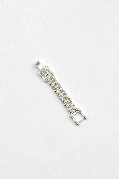 Waterway Necklace Silver Color Extension Attachment 4mm