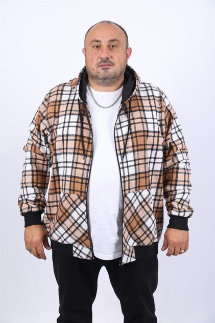Kangaroo Pocket Lumberjack Sweat-shirt Stripe 22209