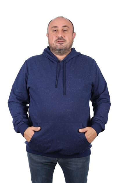 Large Size Basic Hooded Sweat 22705