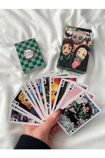 Anime Demon Slayer Iskambil Kartı - Poker Kartı