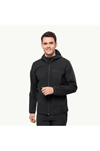 Jack Wolfskin Feldberg Hoody Erkek Gri Softshell ERKEK SOFTSHELL