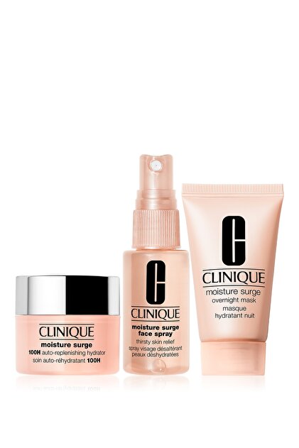 Clinique Moisture Surge™ 3'lü Glow Nemlendirici Seti - Fiyatı