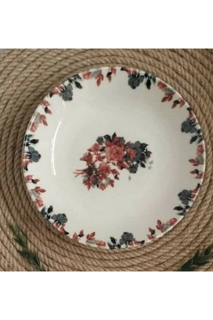 Porcelain 1 Piece Red Glazed Model Dinner Plate