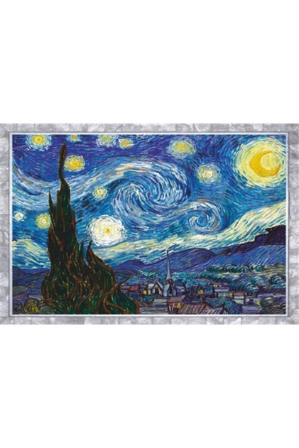 Van Gogs Painting Retro Wooden Poster
