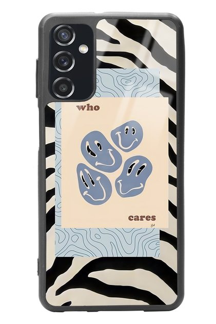 Samsung M52 Zebra Emoji Design Glossy Phone Case
