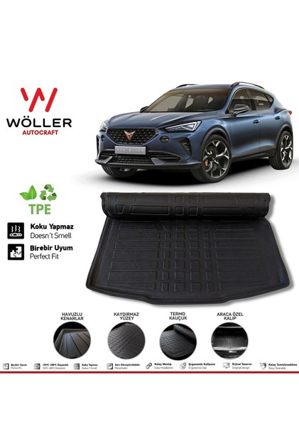 Cupra Formentor Bagaj Havuzu 2021 Sonrası 3d Ultraflex Esnek