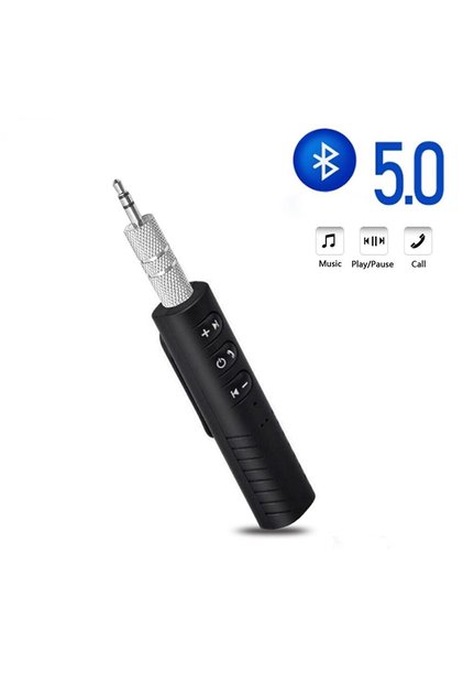 Oto Araç Bluetooth Müzik Alıcı Araç Kiti Aux Şarjlı Mikrofonlu Oto Aux Dönüştürücü