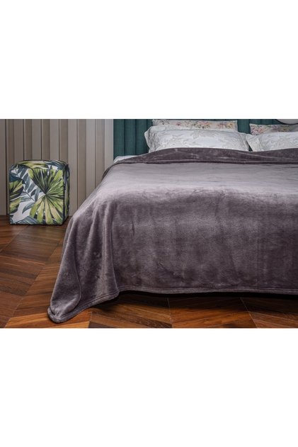 Double Wellsoft Blanket (ANTHRACITE) 200x220 Cm