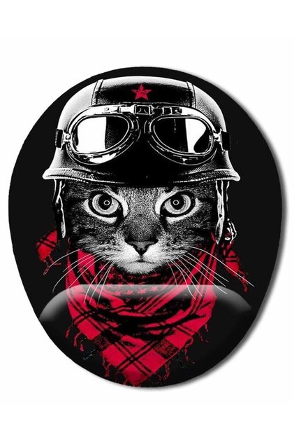 Top Vanzare Biker Cat Mouse Pad Mousepad cu suport pentru încheietura mâinii