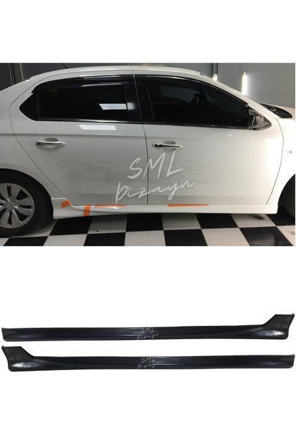 Citroen C Elysee Yan Marşpiyel 2013-2024 (PLASTİK) Boyasız C-elysee-elize Yan-marşbiyel-bodykit-ek