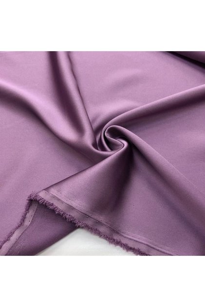 Acetate Satin Lycra Fabric Dried Rose
