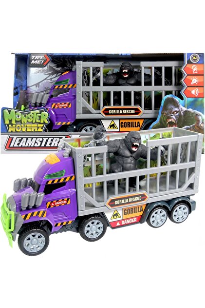 Monster Factory　セット Genel Markalar Teamsterz Monster Moverz Goril Kurtarma Oyun Seti