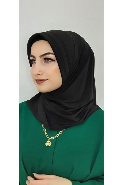 Tactical Practical Scarf -hac-umre-Show No Inner Suitable for Daily Use.black Color