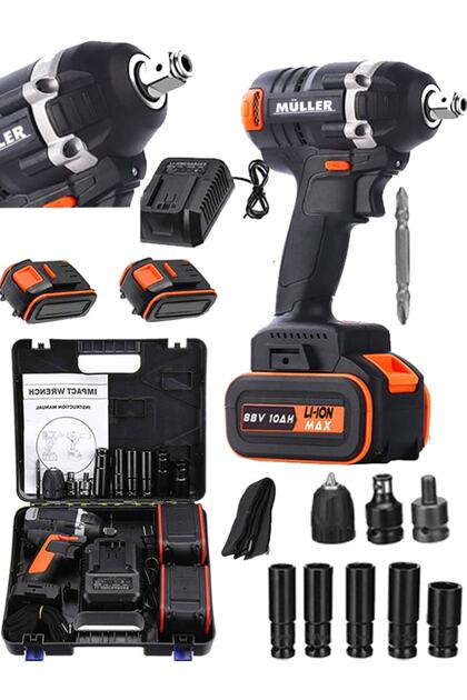 Pro Müller Germany 88 V 10 Ah Motor Korumalı Metal Şanzıman Çift