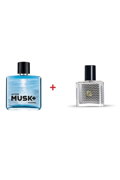 Musk Marine Edt 75 Ml Erkek Parfümü + Little Black Dress Çanta Boyu Kadın Parfüm Edp 30 Ml
