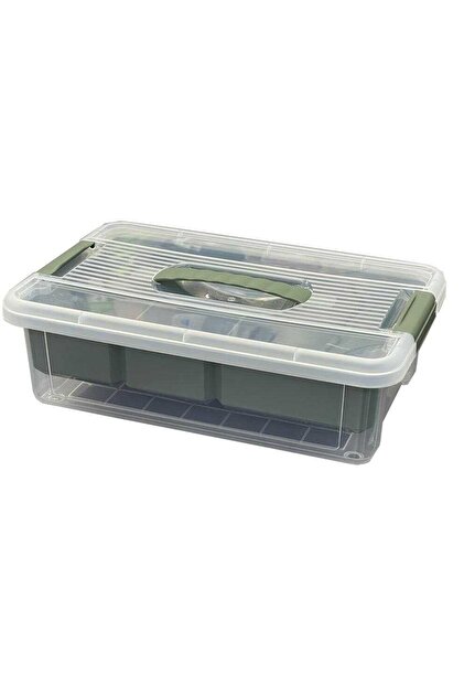 HOBBY LİFE Stormax 6 Litre Bölmeli Kapaklı Çok Amaçlı Saklama