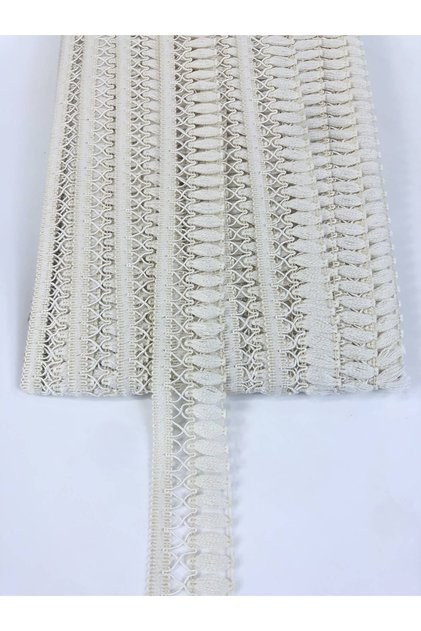 Decorative Ribbon Accessory Cream Crossed Decorative Fringe Ribbon Tassel – Decorative Ribbon – Decorative Ribbon