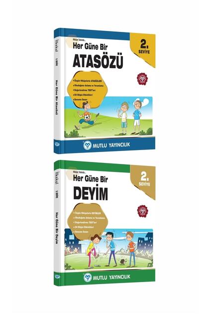 Her Güne Bir Atasözü 2.seviye + Her Güne Bir Deyim 2'li Set