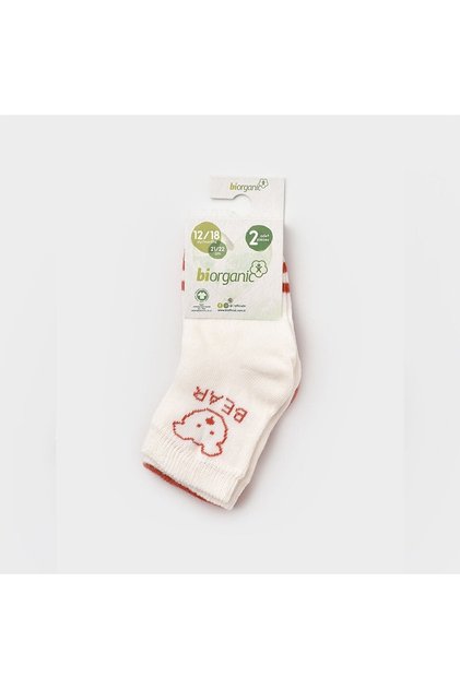 Bear 2 Pack Baby Socks 68408