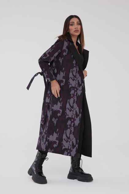 Nero Trençkot Oversize