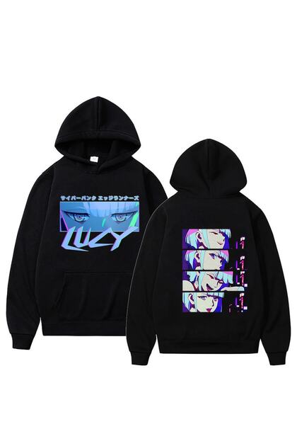 GALASHOP Hoodie Lucy Cyberpunk Edgerunners Sweatshirt - Fiyatı