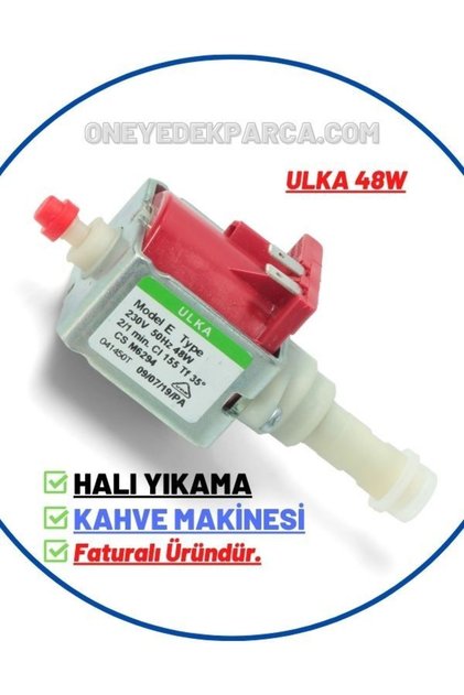 Halı Yıkama Ve Kahve Makinesi Su Pompası Motoru (48 Watt - 230v)