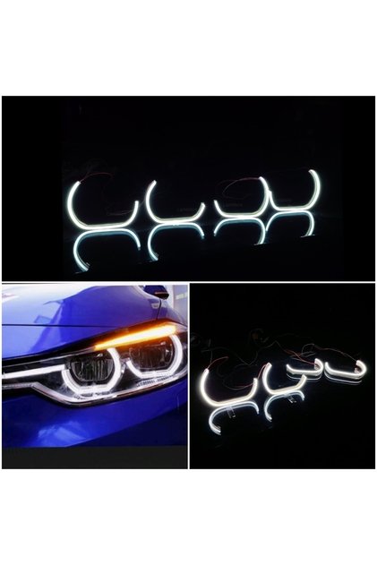 Bmw F30 Uyumlu Angel Eyes Halka Dtm L Stil