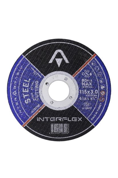 Badem10 25 Parça Avuç Içi Spiral Taşlama Makinesi Cırt Zımpara Flap Inox Metal Kesme Kesici Disk Seti 115 Mm - 2