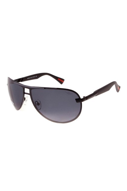 Men's Sunglasses Drop Design Black Frame Polarized Black Glass