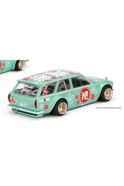ミニカー KAIDO HOUSE LTDEDN DATSUN 510 HANAMI mini gt [kaidohouse X Minigt] Datsun Kaıdo 510 Wagon Hanami V2
