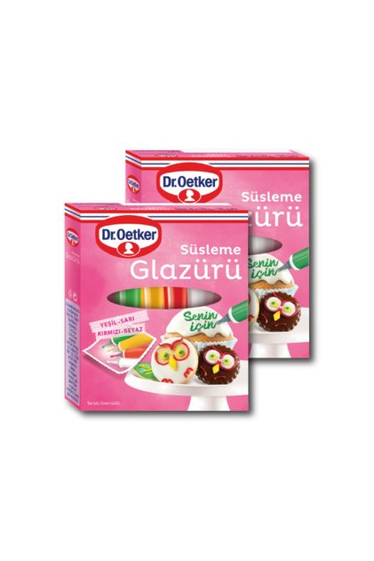 Süsleme Glazürü 19x4 G X 2 Adet