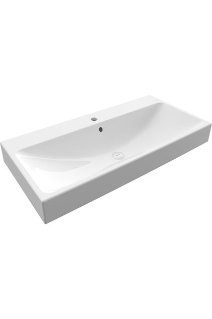 Scala Tezgah Üstü Lavabo 100 Cm Mat Beyaz 1079-002-0126