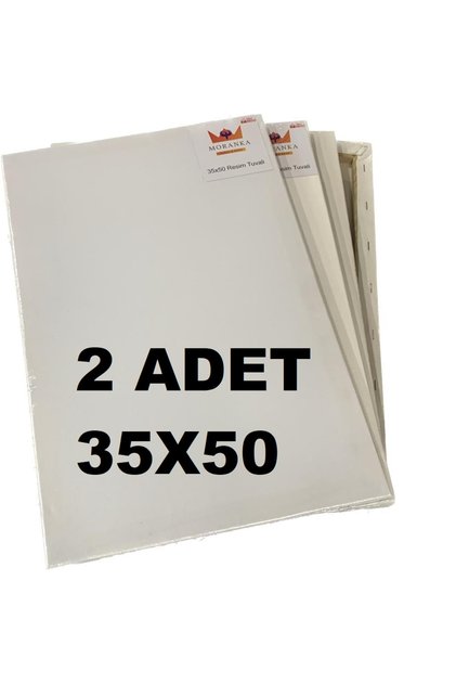 Moranka Tuval 2 'li 35x50 Çift Astarlı Arkadan Zımbalı Tuval