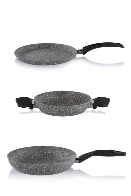 26 cm Granite Pan 20 cm Sahan and Crepe Pan