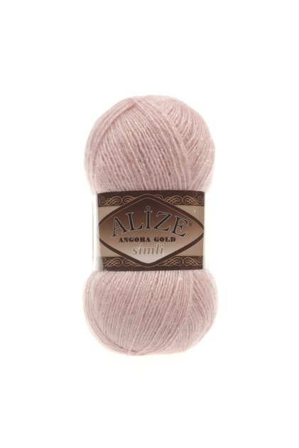 Angora Gold Glitter 5% Glitter - 20% Wool - 75% Acrylic / 100 Gr - 500 M Color Code 161
