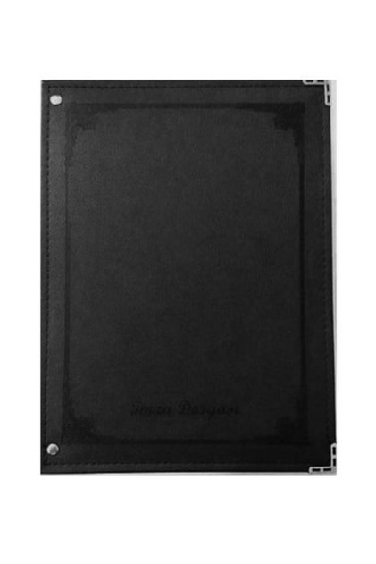 7102-3 20 Sheets Thermo Leather Black Signature File