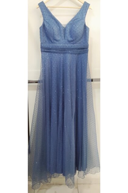 sachin and babi light blue dress Plus Size Evening Dresses Collection