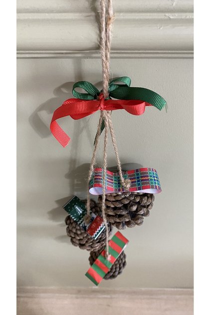 Pinecone Ornament Set of 3