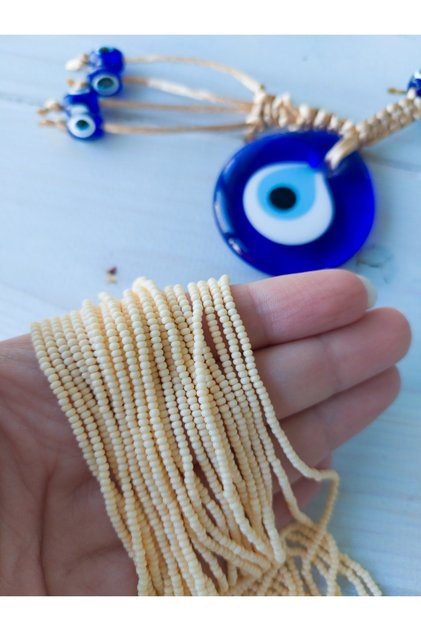 Preciosa Original Baked String Sand Beads 11/0 - 1 Bond (12 Strings) - (diameter: 2 Mm - 2.2 Mm)