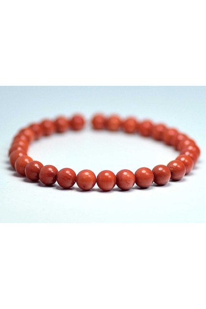 Coral Stone Natural Stone Bracelet | Elegant Design | Gift