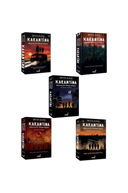 Indigo Beyza Alkoç Karantina 5 Kitap Set Karton Kapak