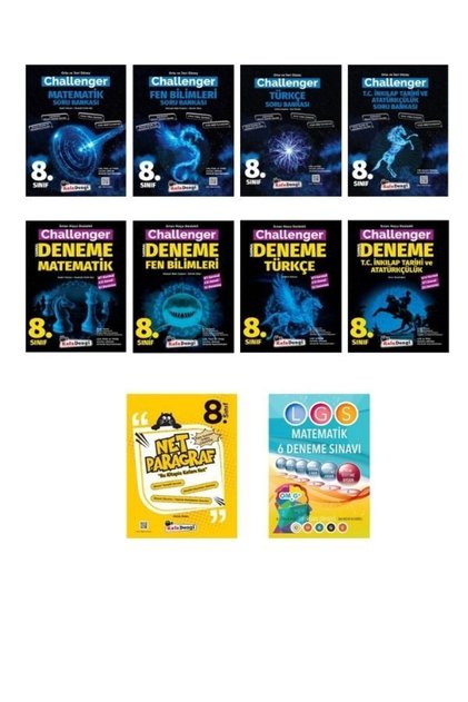 Kafa Dengi Yayınları Kafadengi 8 Sınıf Challenger Matematik Fen