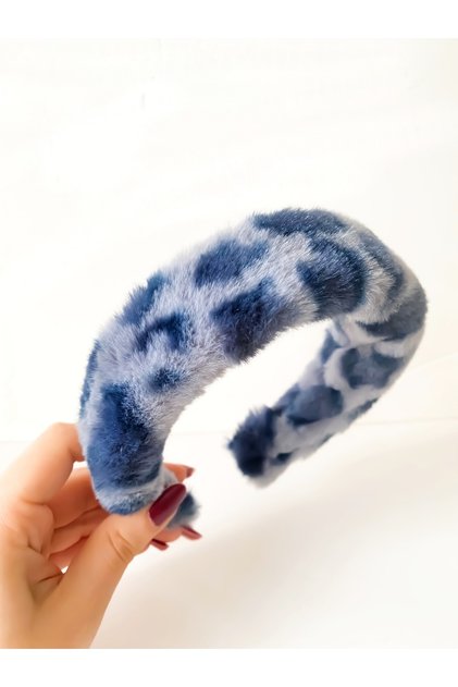 Leopard Pattern Plush Crown