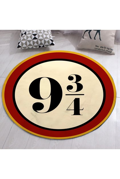 Harry Potter Hogwarts Express Dijital Baskı Bambu Kalite Genç Odası Halısı
