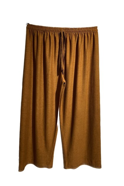 Women's Mother Elastic Waist Standard Regular Size Comfortable Fit Combed Cotton Trousers